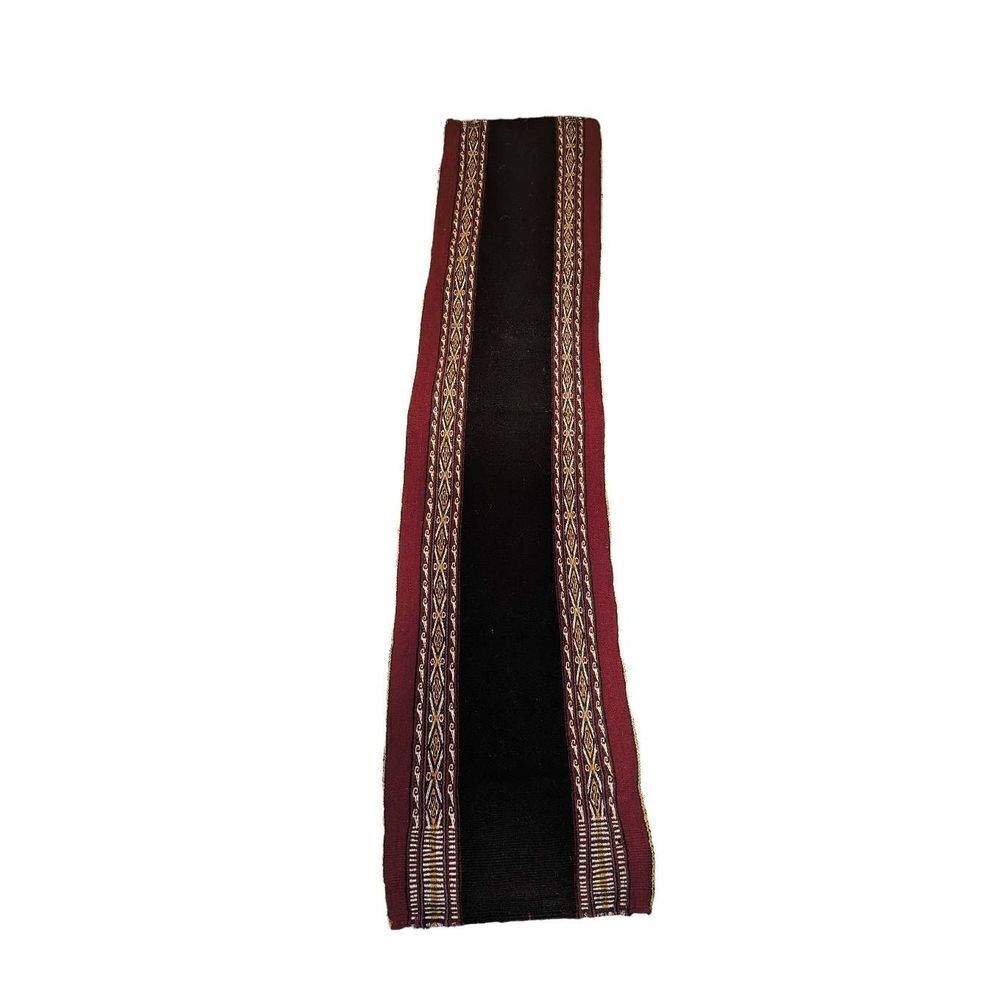 Vintage Handwoven Tribal Table Runner